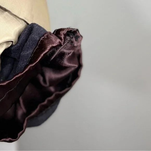 Men's Misty Harbor Size 44 Tan Double-Breasted Trench Coat - Picture 10 of 16